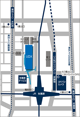 会場までの地図